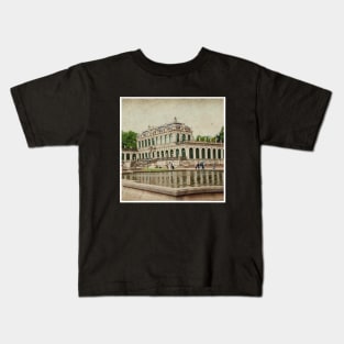 Dresden Germany sightseeing trip photography from city scape Europe trip Kids T-Shirt